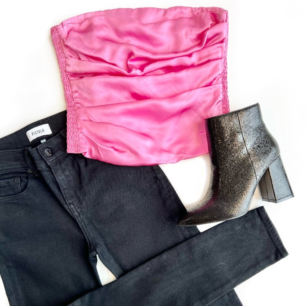 Amanda Uprichard oscar top- macaroon